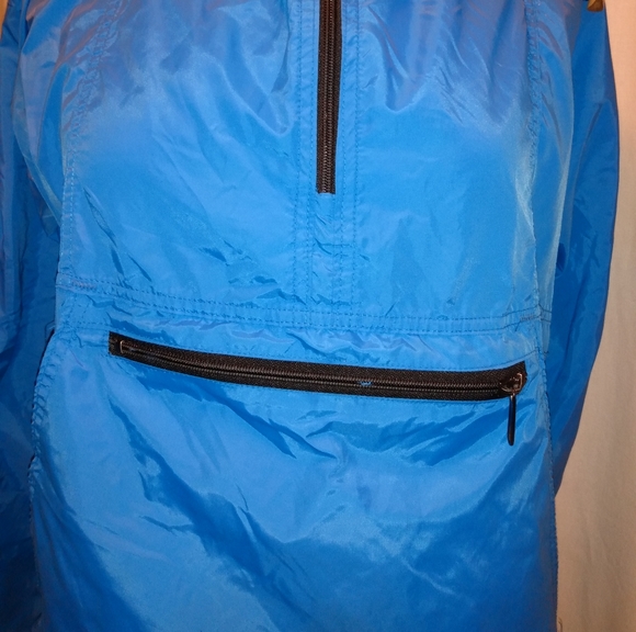Vintage Llbean Blue Windbreaker Women's Rain Coat - Picture 10 of 10